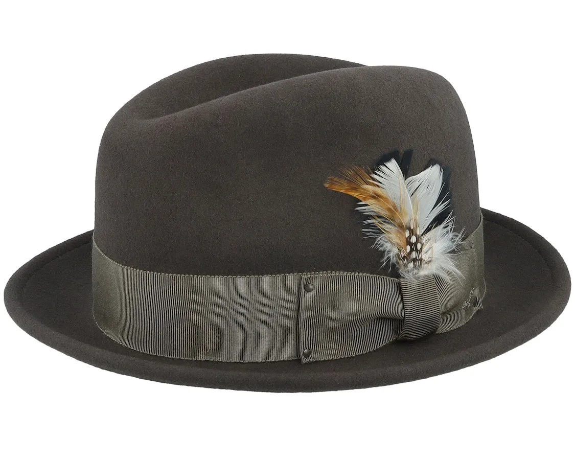 Tino Wool LiteFelt Fedora - Grey