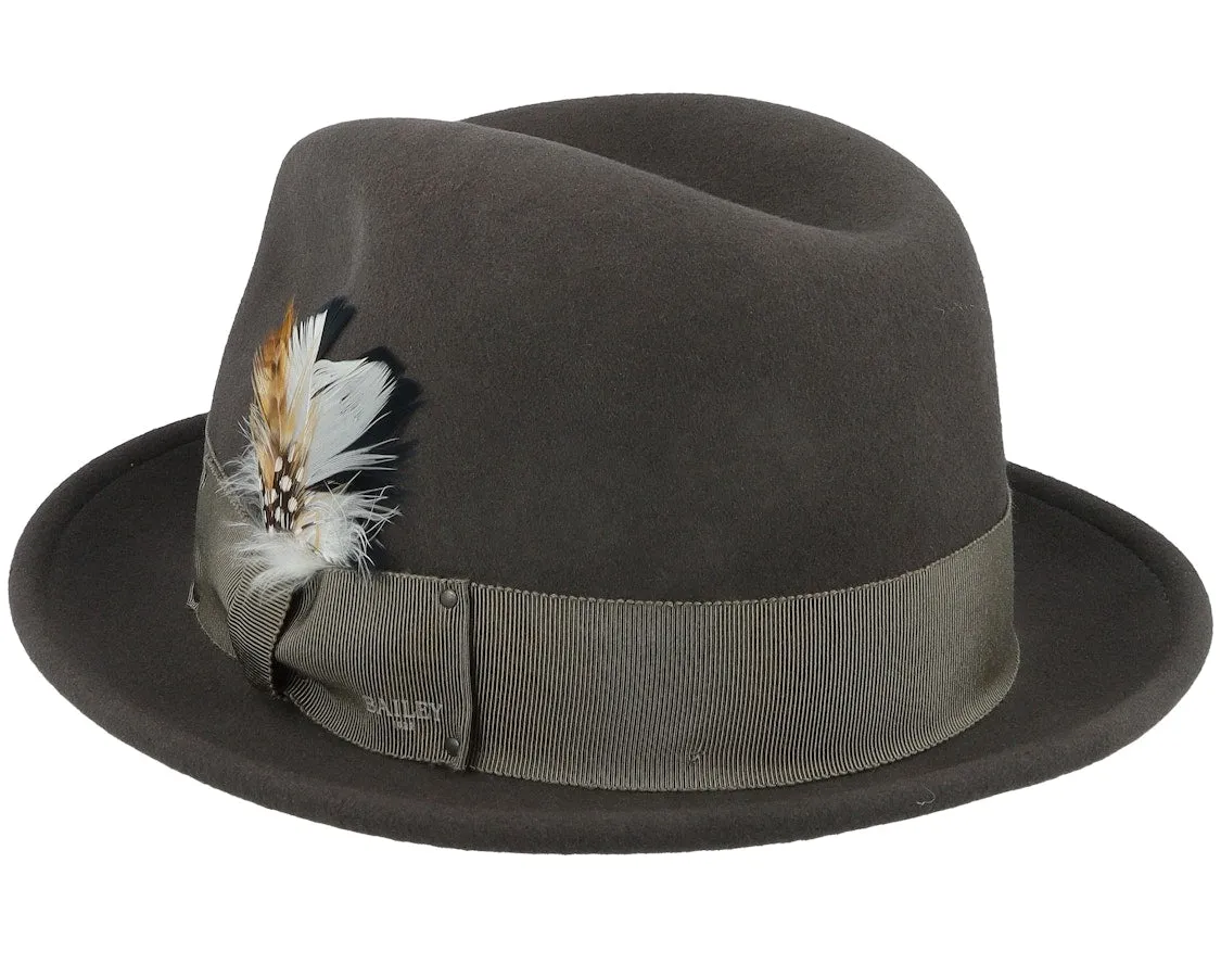 Tino Wool LiteFelt Fedora - Grey
