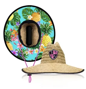 Tropical Under Brim Straw Hat