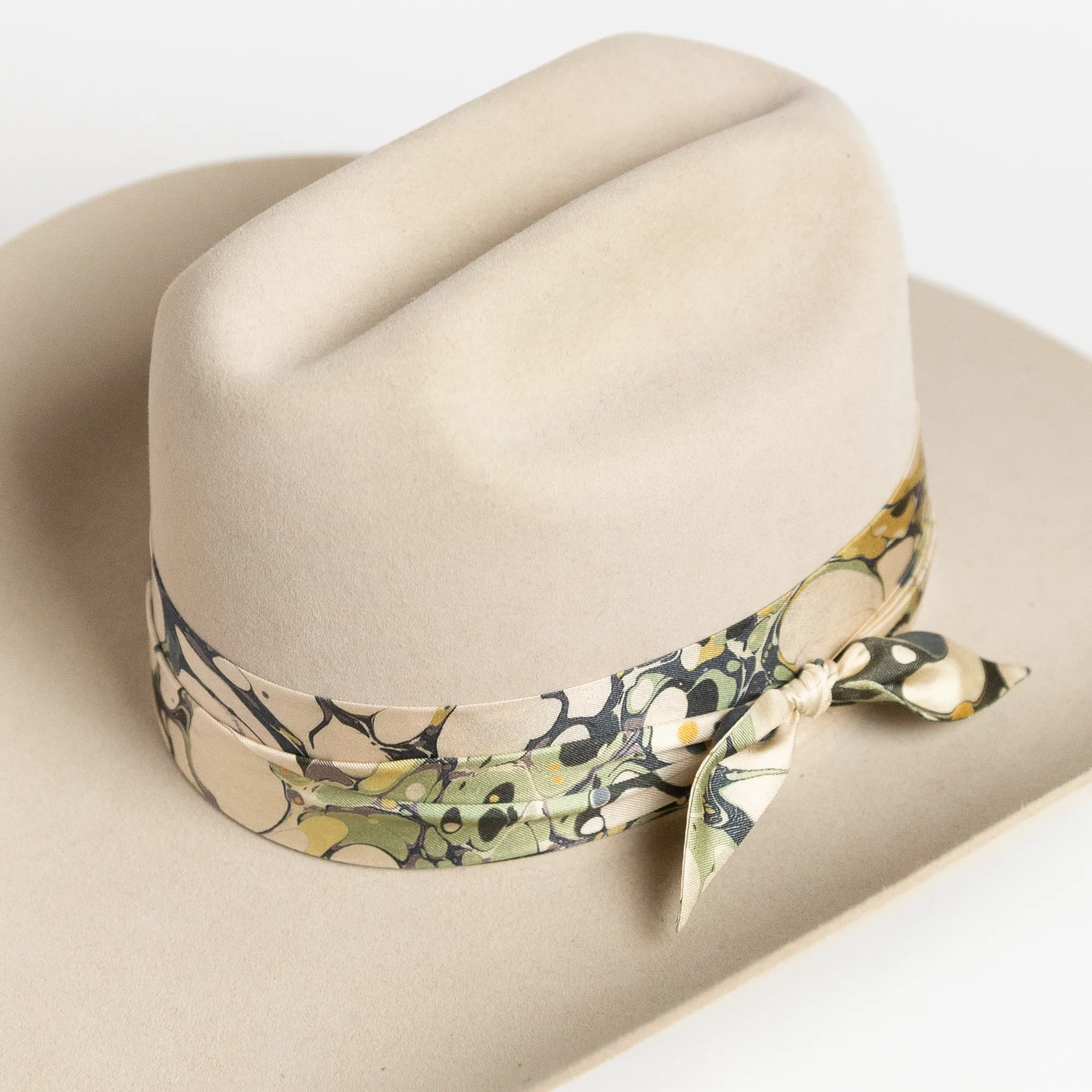 Twilly Silk Hat Band - Lichen