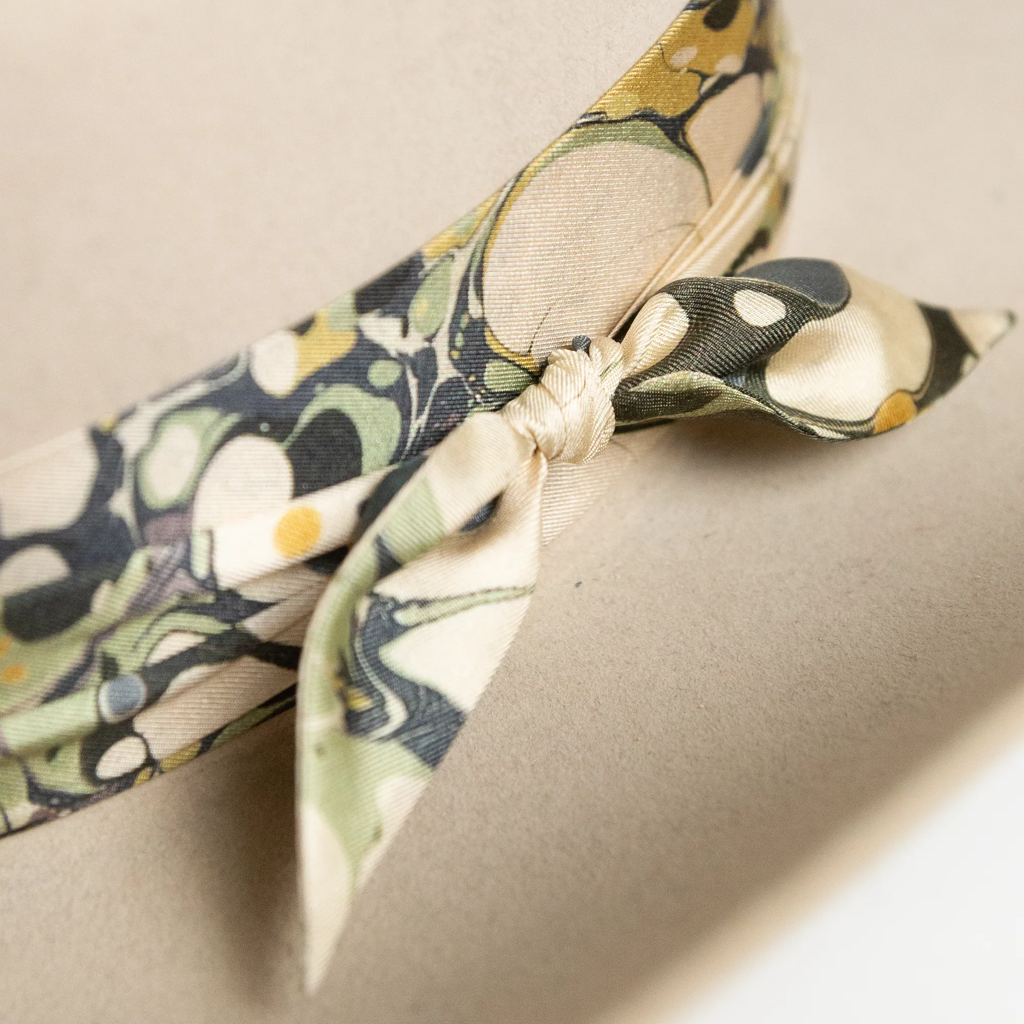 Twilly Silk Hat Band - Lichen
