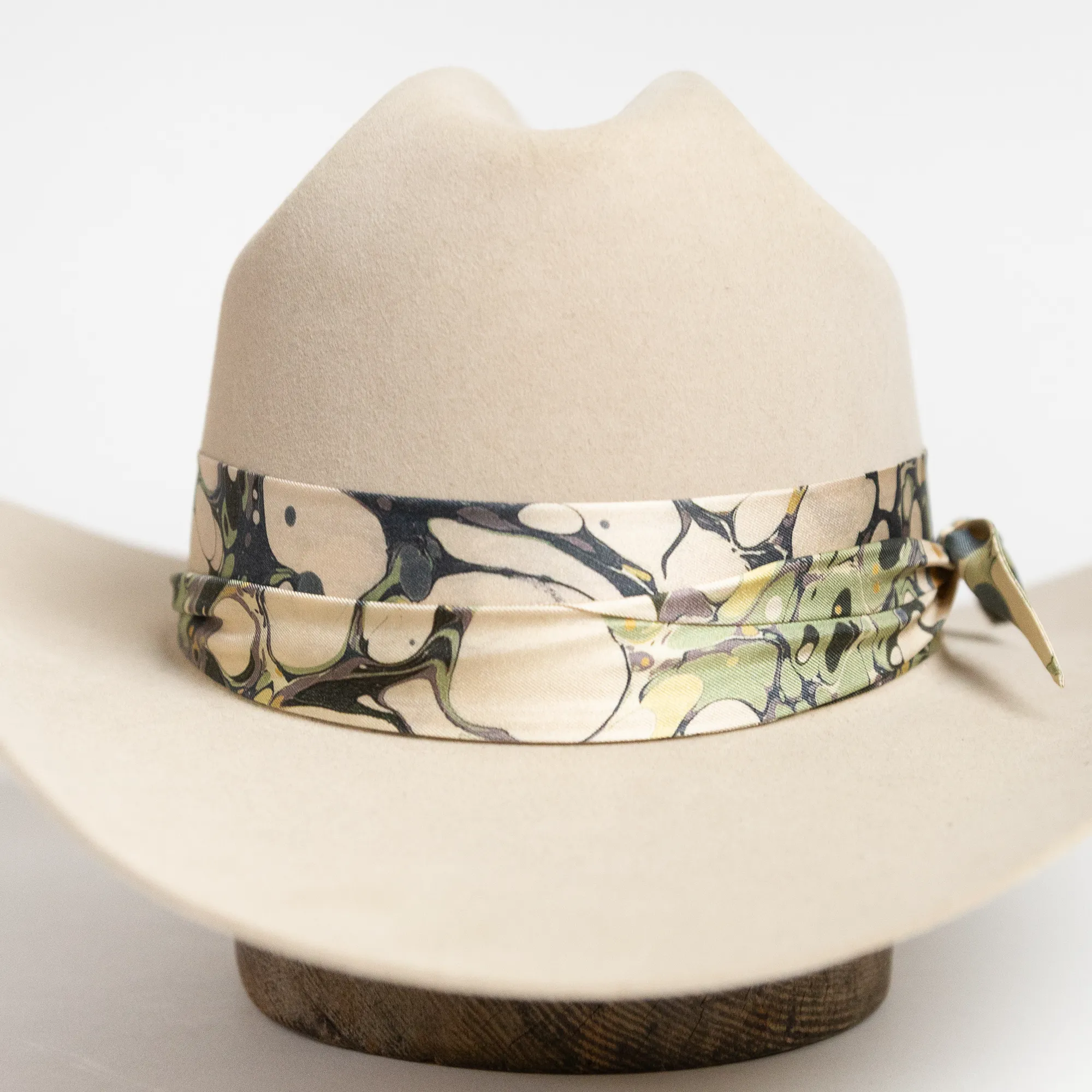 Twilly Silk Hat Band - Lichen