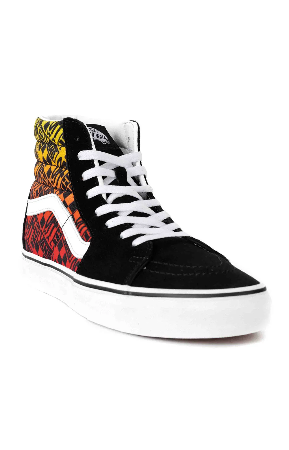 (U3C2N5) Logo Flame Sk8-Hi Shoes - Black/True White