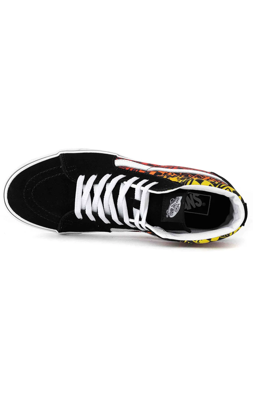 (U3C2N5) Logo Flame Sk8-Hi Shoes - Black/True White