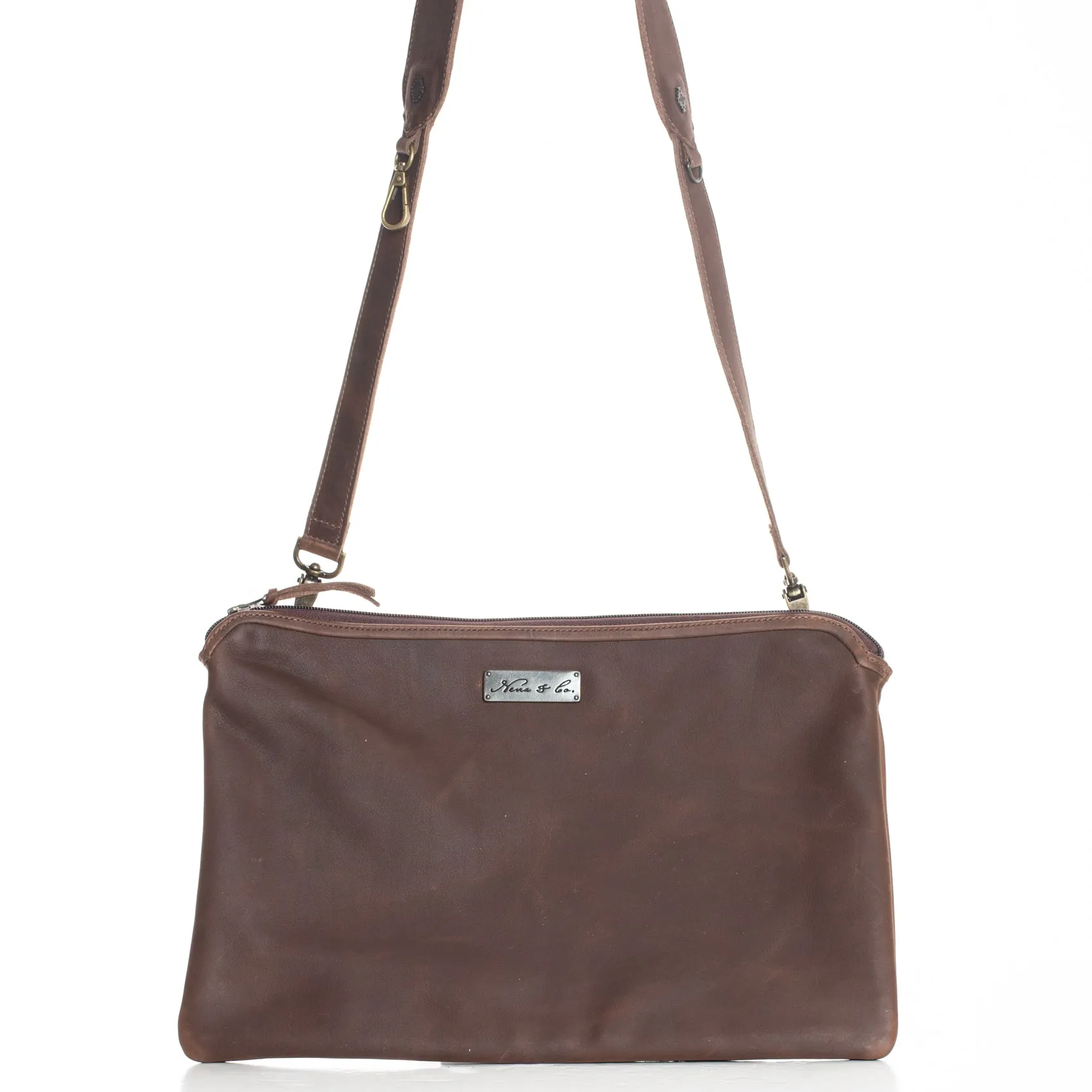 UTILITY STRAP - FULL LEATHER COLLECTION - MOCHA LEATHER
