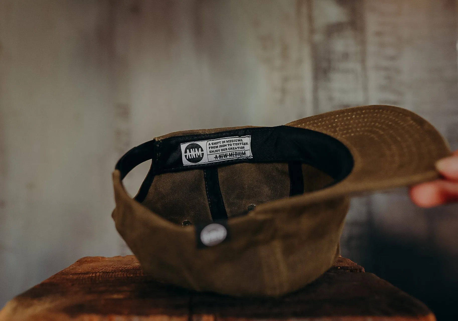 Waxed Vintage Trucker- Olive