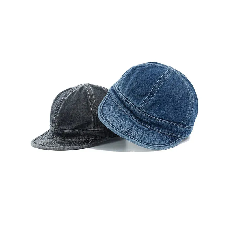 Wild Spirit Short Brim Denim Baseball Cap
