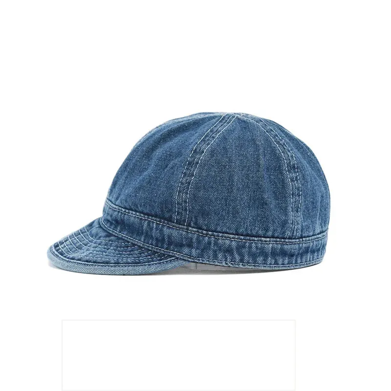 Wild Spirit Short Brim Denim Baseball Cap