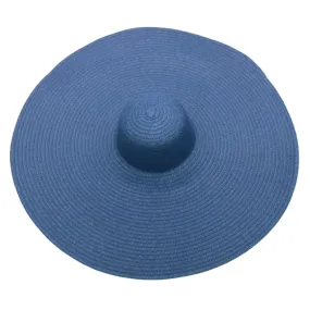 Women's oversized beach straw hat