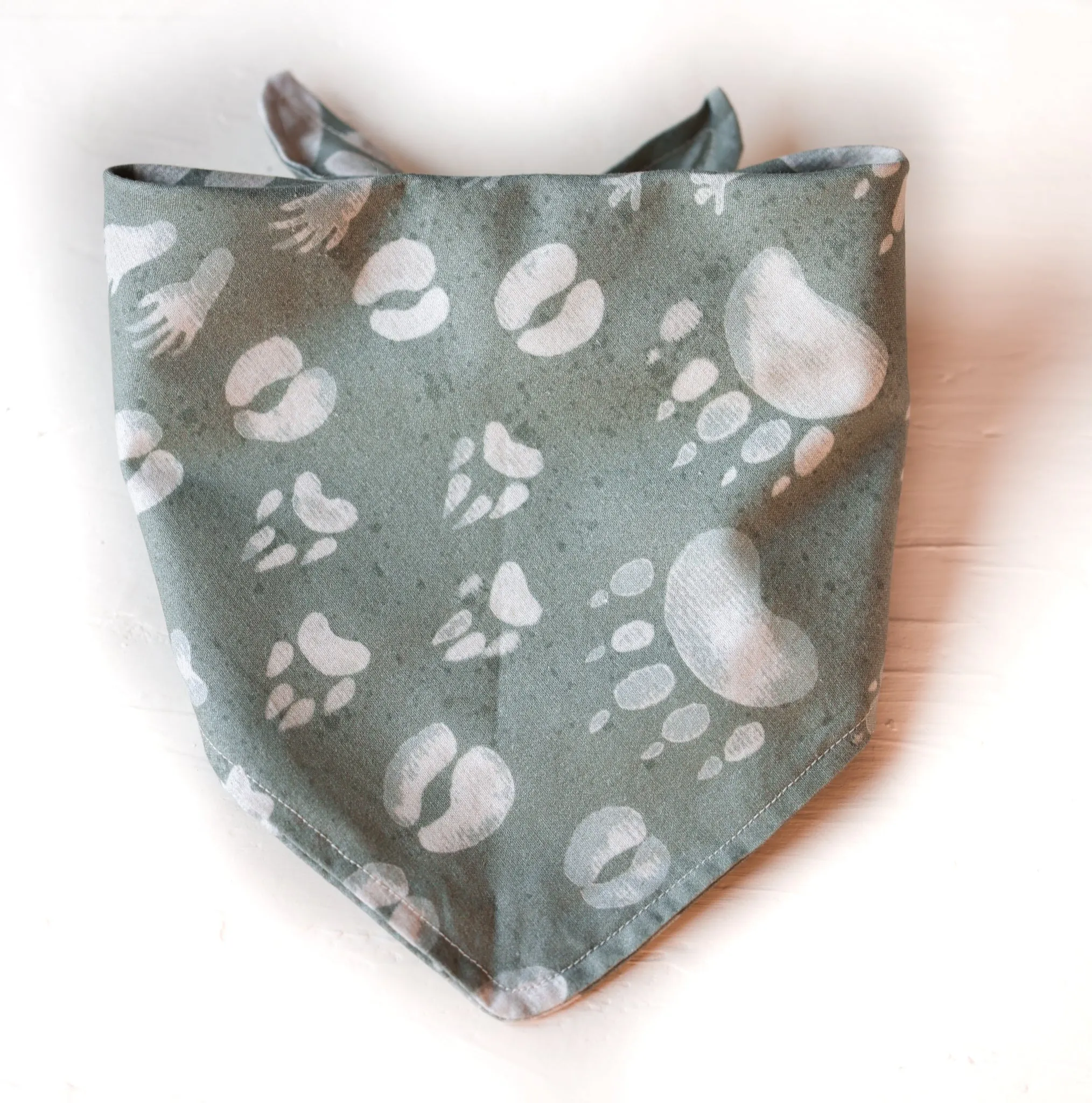 Woodland Animal Tracks Dog Bandana